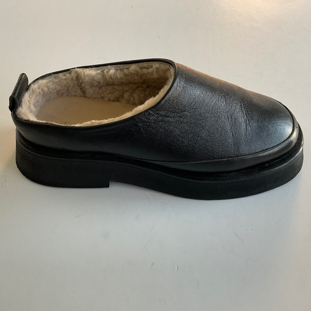 WANDLER Rosa Lambskin Slide Mule Shearling Lined Size EU 38 - Picture 4 of 8